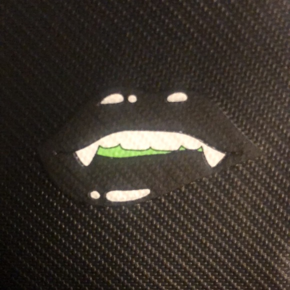 Halloween Makeup bag with black and green fang teeth - Picture 2 of 6